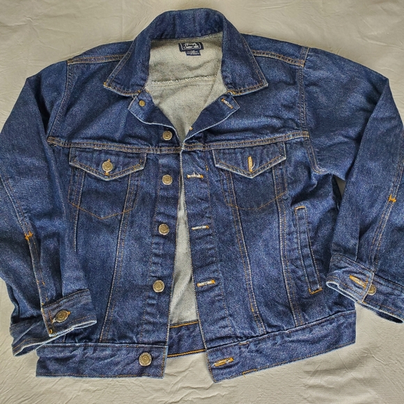 Cherokee Demim Jean Jacket Girls/Boys Size Lg - Picture 1 of 5